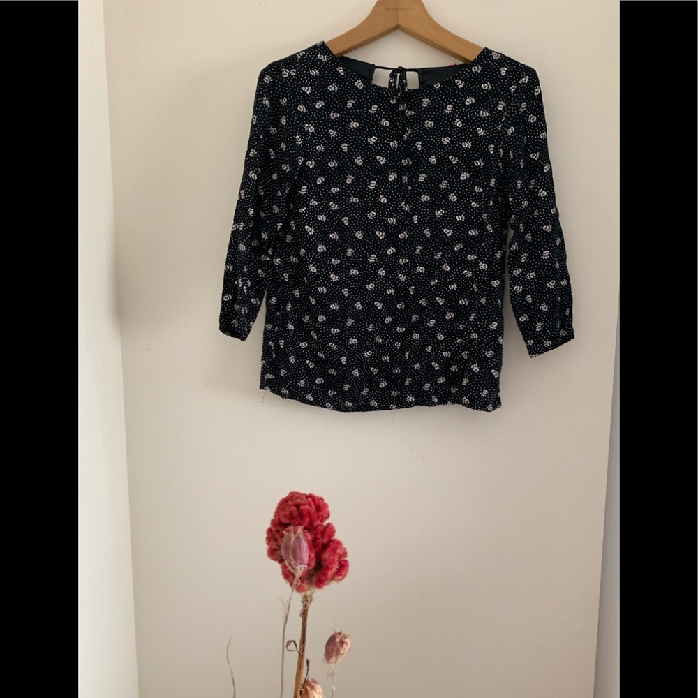 H&M flower print blouse